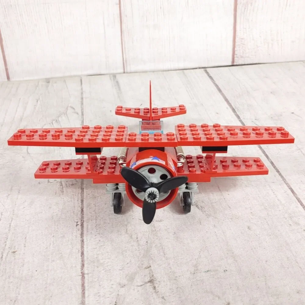 LEGO 6615 Eagle Stunt Flyer Red Plane - 100% Complete W/ Manual - NO BOX Vintage